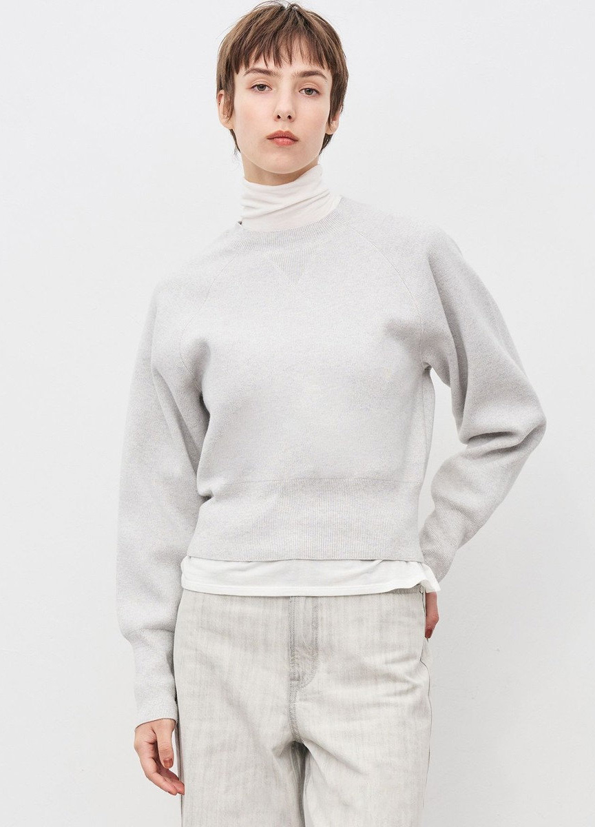 喀什米爾混紡針織上衣